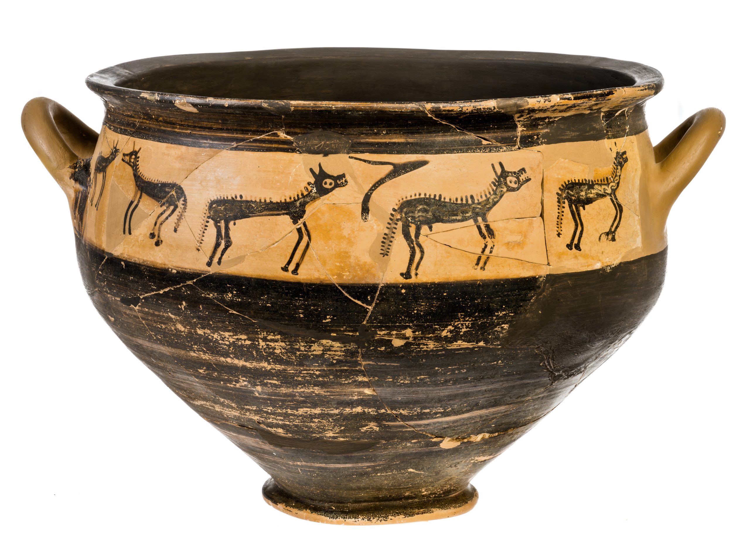 Μεγάλος κρατήρας με εικονιστική παράσταση σαρκοβόρων ζώων (Πρώτο μισό 11ου αιώνα π.Χ.)