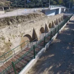 Το in situ τμήμα του Μεσαιωνικού υδραγωγείου