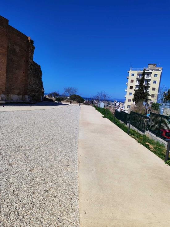 ΒΟΡΕΙΑ ΠΛΕΥΡΑ ΔΙΑΔΡΟΜΩΝ ΕΠΙΣΚΕΠΤΩΝ ΜΕΤΑ ΤΗΝ ΟΛΟΚΛΗΡΩΣΗ ΤΟΥ ΕΡΓΟΥ